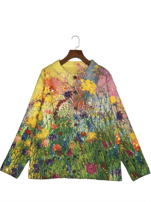 Bluse mit Blumen
